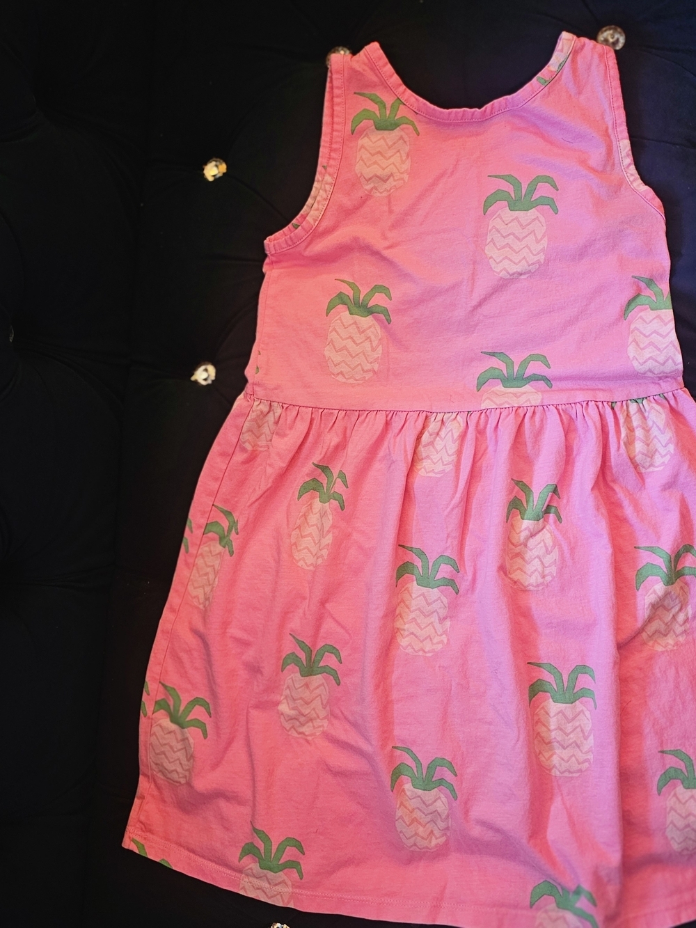 H&M Pink Top with Pineapples Size 8-10 Youth - Picture 4 of 7